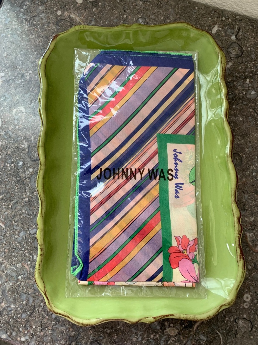 Johnny Was Silk Scarf, NWT